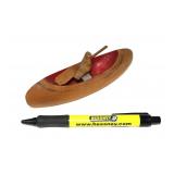 Vintage Carved Canoe Toy, Approx. 6" L.