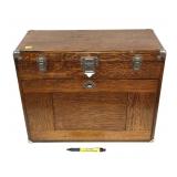 Oak Vintage Machinist Box,