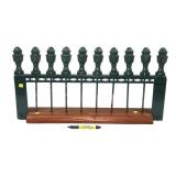 Set of Antique C/I Architectural Garden Spikes,