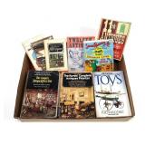 Large lot of antiques reference books