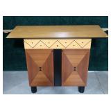 Danish/ Modern Bar Server, 1 drawer over 2 door,
