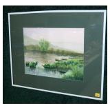 Watercolor Signed Louise Byron