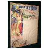63.5" x 46.5" Vintage Poster  "Salle De "L-Etoile"