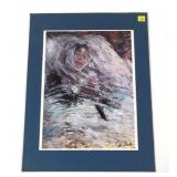 Lot: Claude Monet Print, & 3 Ralph Avery Prints