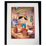 Walt Disney Pinocchio lithograph, 1993