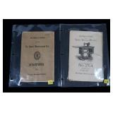 Singer sewing machine instructions, 1907