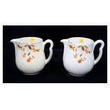 Lot: Hall Autumn Leaf Pitcher