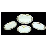 Lot: Hall Autumn Leaf serving platters,