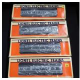 Lot, 4 Lionel 027 Gauge NY Central passenger cars,