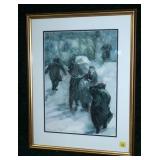 Signed Framed Print, Wlaine Broome Neuhierl,