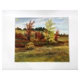 20" x 24" O/B signed E. Lewis