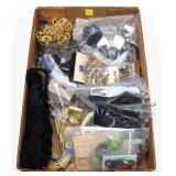 Lot: assorted costume jewelry, Belts and misc.