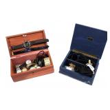 Lot:Jewelry Lane Cedar box, and Wolf Stone box