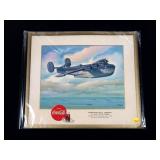 Vintage Coca-Cola 1943 WWII Print,