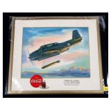 Vintage Coca-Cola 1943 WWII Print,