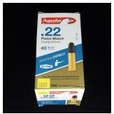 Brick of 500 .22 LR pistol match competition