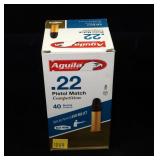 Brick of 500 .22 LR pistol match competition