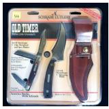 Schrade Old Timer folding knife and pocket knife