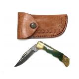 Hand Made Damascus Steel Folding Knife