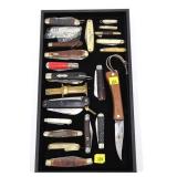 Lot: Assorted pocket knives/ folding knives,