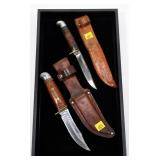 Lot: Camillus 1007 & Sharp Stainless hunting