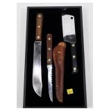 Lot: 3 Assorted Kitchen Knives