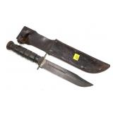 WWII Camillus Fighting Knife with sheath