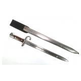 Early Remington Rifle Bayonet with scabbard