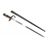 French Gras Bayonet Model 1874, matching numbers