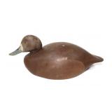 Ken Harris hen bluebill carved wooden decoy