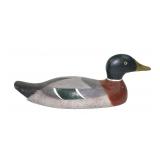 Pratt mallard drake carved wooden decoy