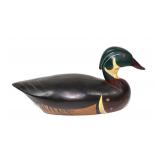 Bill Black Jr. wood duck drake decoy