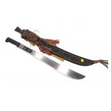 Decorative Mexican Machete with Leather