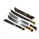 Lot: 5 Assorted Machete