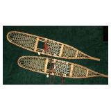 Pair of Vintage Snow Shoes, 10.25" W. x 57" L.