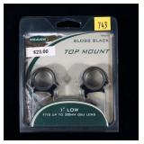 Weaver 49030 top mount scope rings