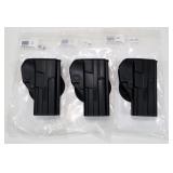 Lot, 3 SIG Sauer M11-A1 paddle black holster,