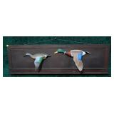 Ken Harris blue wing teal drake and mallard drake