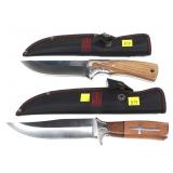 Lot: 2- Sharps Cutlery Hunting Knives