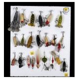 Lot, vintage fishing lures, 22 pcs.