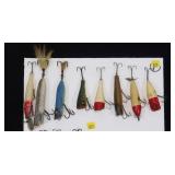 Lot, vintage fishing lures, 16 pcs.