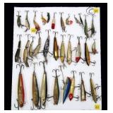 Lot, vintage fishing lures, 31 pcs.