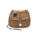 Vintage wicker creel