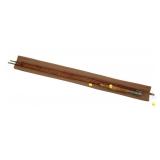 Vintage 3-piece split bamboo fly rod set
