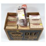 Lot: 9 Leather Hunter Holsters, Unused in boxes,