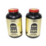 2- 1 lb. bottles of IMR 8208 XBR smokeless powder,