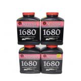 4- 1 lb. bottles of Accurate 1680 Double-Base