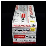 100 Round box of Winchester 12 Ga. 2.75" No 7 1/2