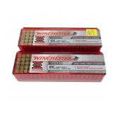 2- Cases of Winchester .22 LR cartridges, -x2