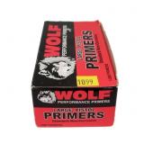 Case of 1,000 Wolf large pistol primers, 1,000 pcs